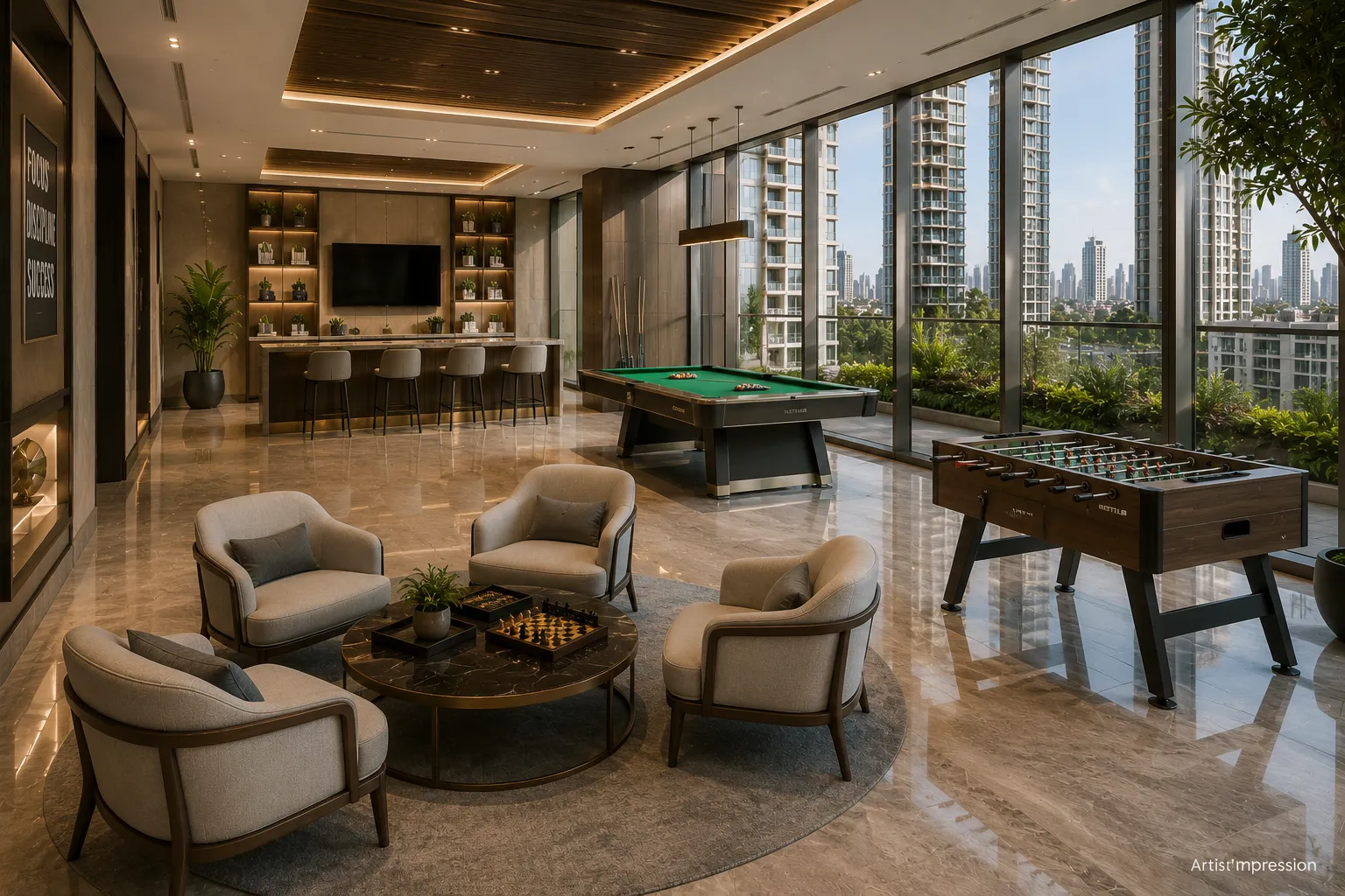 Senior citizens deck at Godrej Horizon Wadala